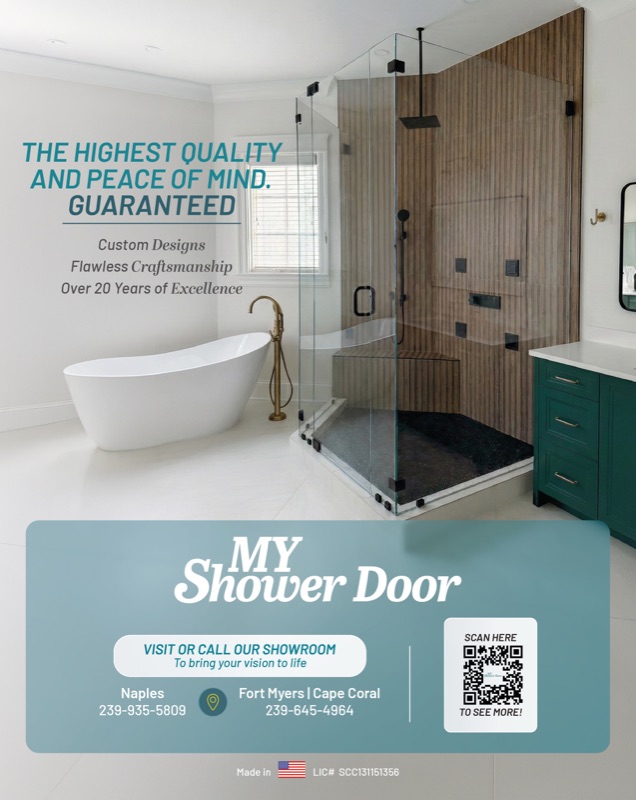 MY Shower Door full-page magazine ad